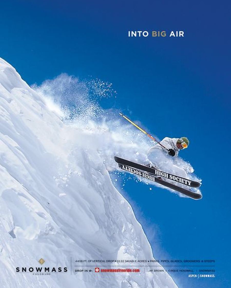 Snow Mountains ski scene
